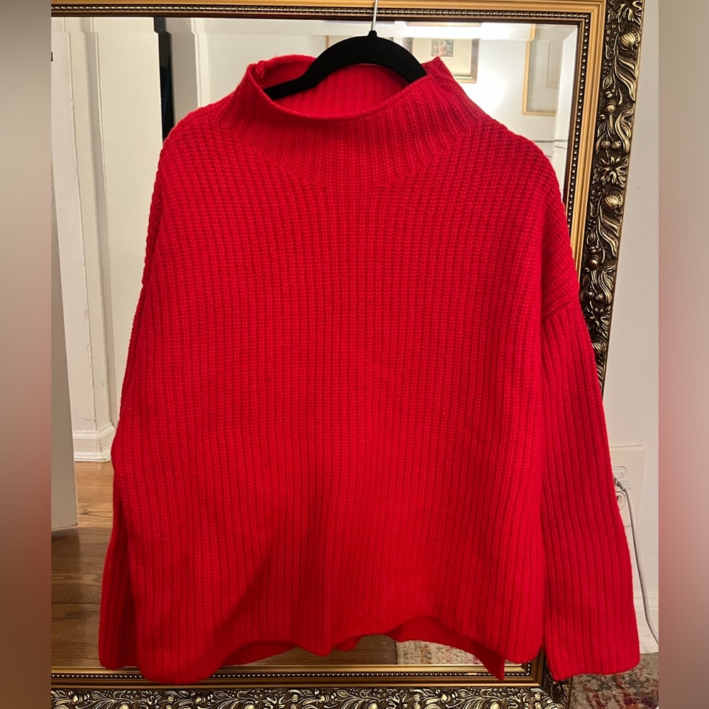 Banana Republic Oversized Wool Ribbed Sweater